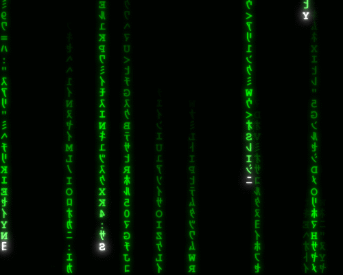 Matrix falling code